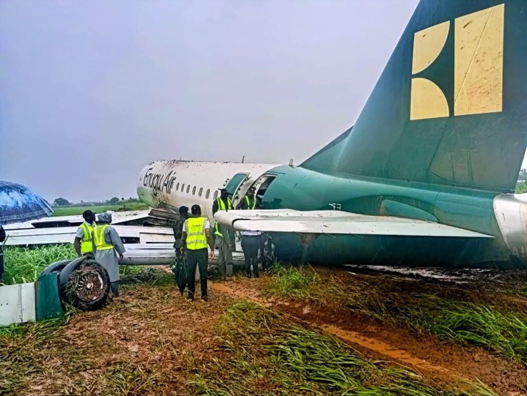 Enugu Air Plane Skids Off Runway at Benin Airport, No Casualties Reported worldfrontng.com