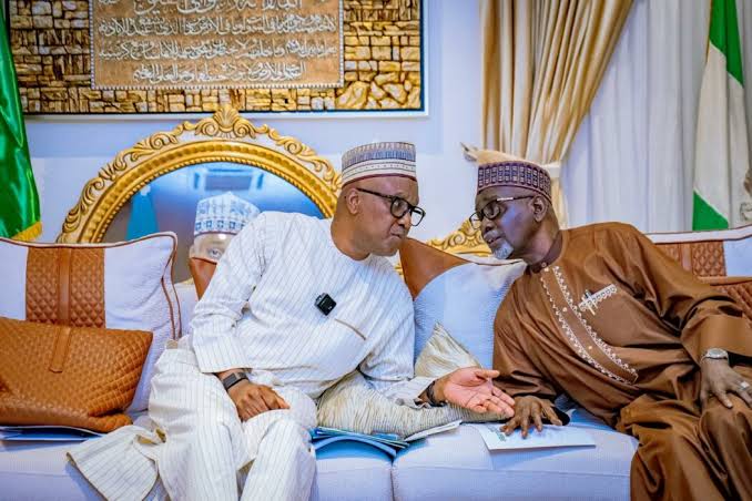Speaker Abbas and Ibrahim Shekarau-worldfrontng.com